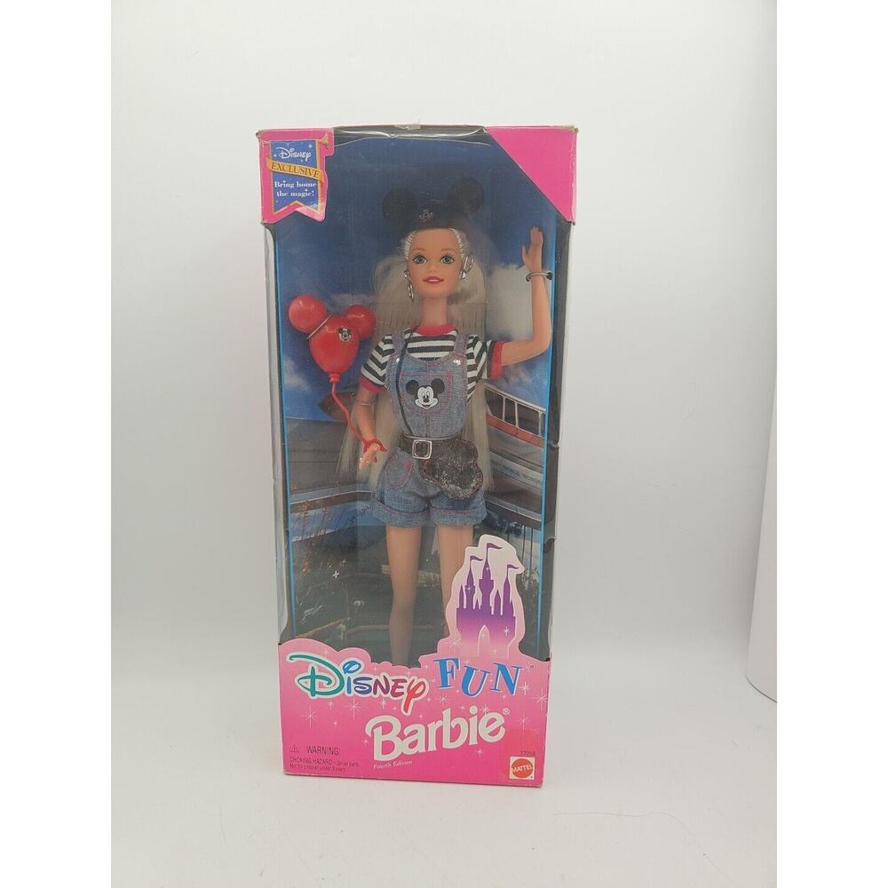 Vintage Barbie Doll Mickey Mouse DISNEY WORLD 1996 Mattel #17058 Unopened NIB